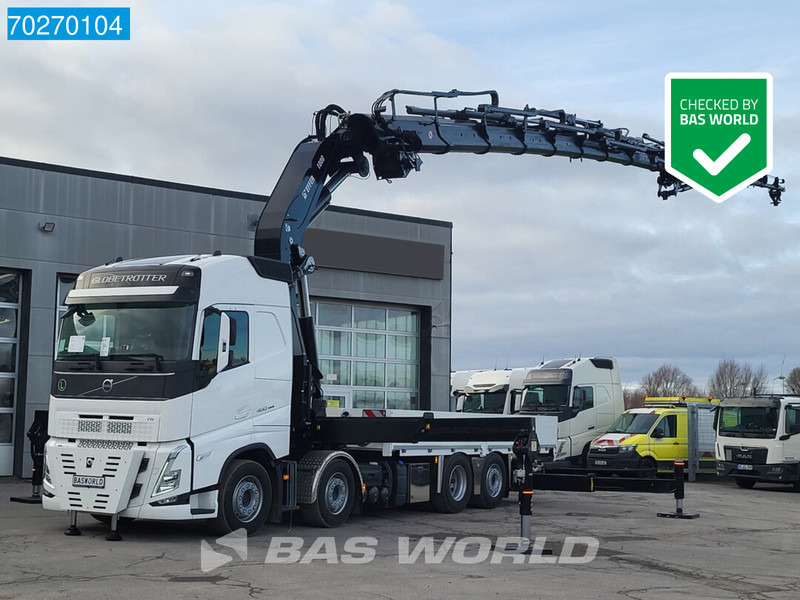 Volvo FH 460 8X2 Effer 1000 9S + 6S Kran + Fly-Jib Liftachse VEB+ Euro 6 - Φορτηγό με ανοιχτή καρότσα, Φορτηγό με γερανό: φωτογραφία 1 Volvo FH 460 8X2 Effer 1000 9S + 6S Kran + Fly-Jib Liftachse VEB+ Euro 6 - Φορτηγό με ανοιχτή καρότσα, Φορτηγό με γερανό: φωτογραφία 1