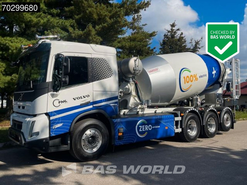 Volvo FMX 670 8X4 100% ELectric 490 kW 10m3 FML Mixer Lift/Steering Axle - Μπετονιέρα φορτηγό: φωτογραφία 1 Volvo FMX 670 8X4 100% ELectric 490 kW 10m3 FML Mixer Lift/Steering Axle - Μπετονιέρα φορτηγό: φωτογραφία 1