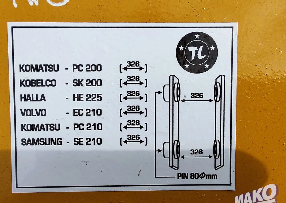 Nowy zrywak do koparki TL Miller fi 80 - Παρελκόμενα για Κατασκευή μηχανήματα: φωτογραφία 5 Nowy zrywak do koparki TL Miller fi 80 - Παρελκόμενα για Κατασκευή μηχανήματα: φωτογραφία 5