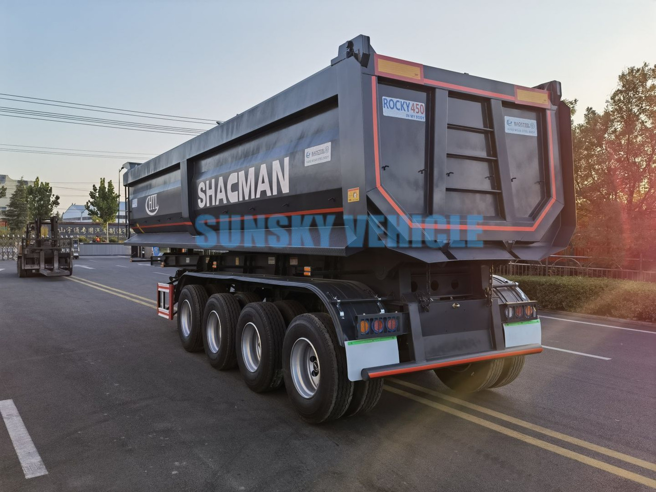 SUNSKY 3/4-Axle Dump Trailer - Επικαθήμενο ανατρεπόμενο: φωτογραφία 4 SUNSKY 3/4-Axle Dump Trailer - Επικαθήμενο ανατρεπόμενο: φωτογραφία 4