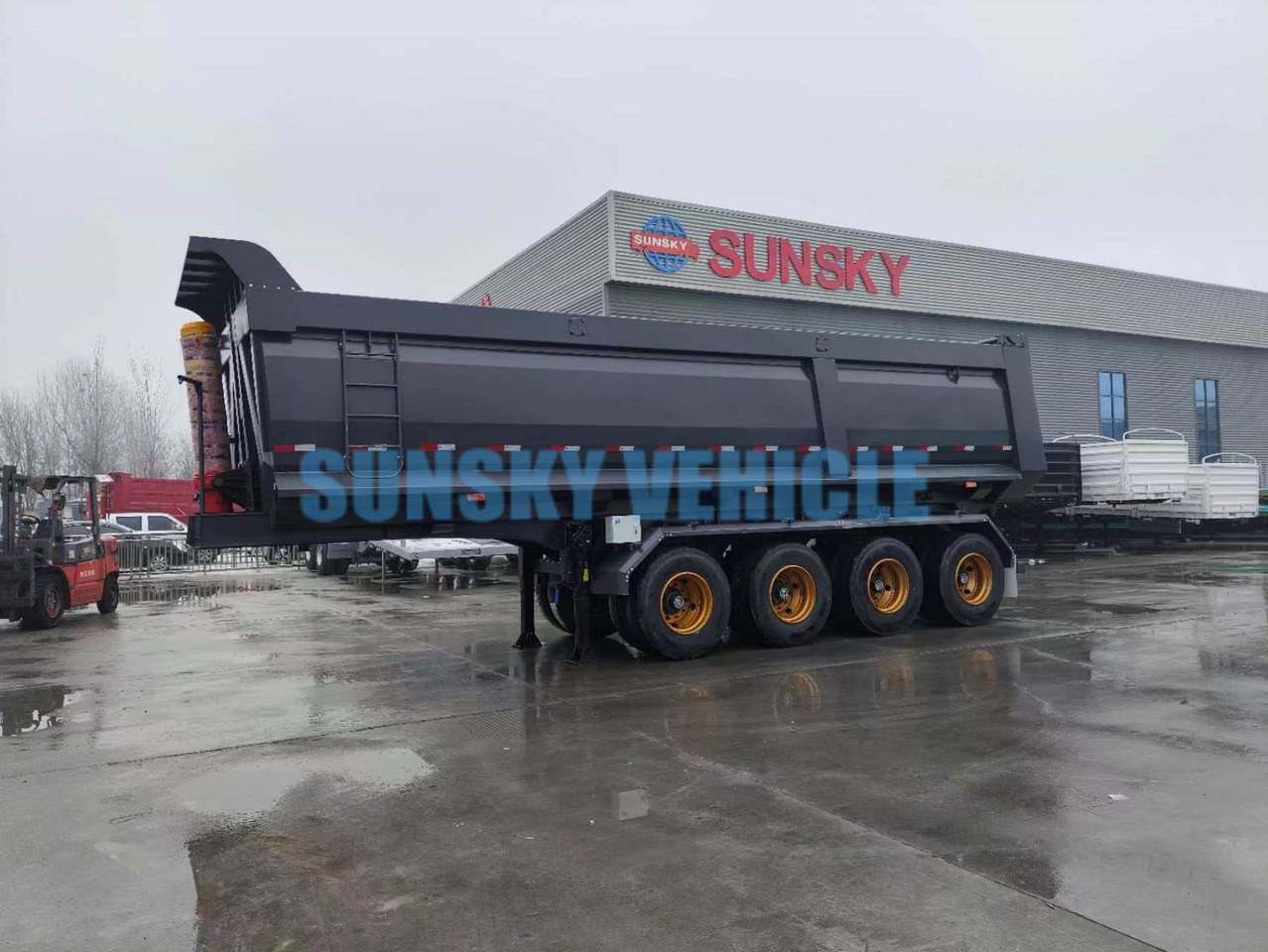 SUNSKY 4-Axle Dump Semi-trailer - Επικαθήμενο ανατρεπόμενο: φωτογραφία 1 SUNSKY 4-Axle Dump Semi-trailer - Επικαθήμενο ανατρεπόμενο: φωτογραφία 1