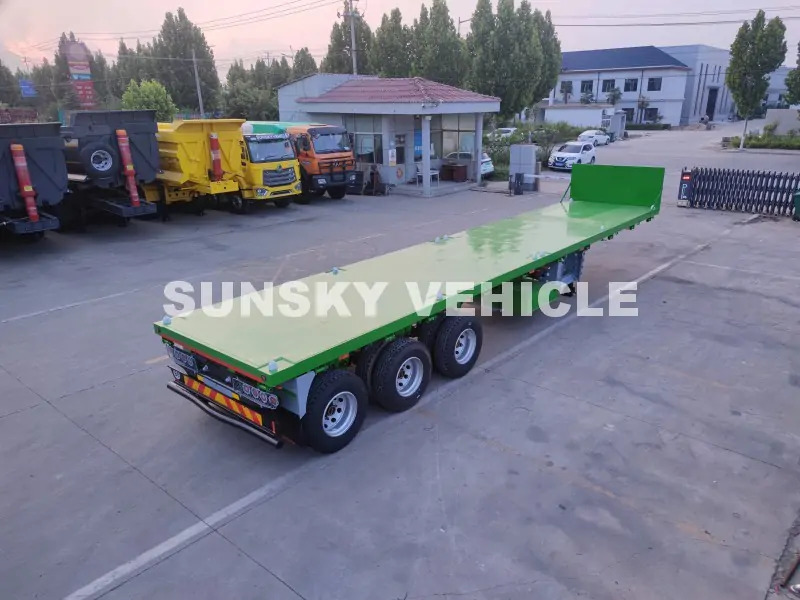 SUNSKY Flat Deck Trailer with henred type axles and suspension - Επικαθήμενο πλατφόρμα/ Καρότσα: φωτογραφία 1 SUNSKY Flat Deck Trailer with henred type axles and suspension - Επικαθήμενο πλατφόρμα/ Καρότσα: φωτογραφία 1