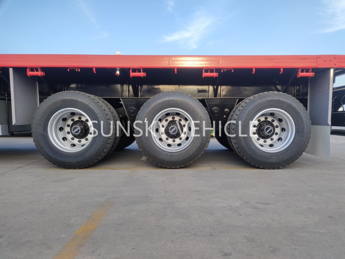 SUNSKY Flatbed Trailer with henred type axles and suspension - Επικαθήμενο πλατφόρμα/ Καρότσα: φωτογραφία 4 SUNSKY Flatbed Trailer with henred type axles and suspension - Επικαθήμενο πλατφόρμα/ Καρότσα: φωτογραφία 4