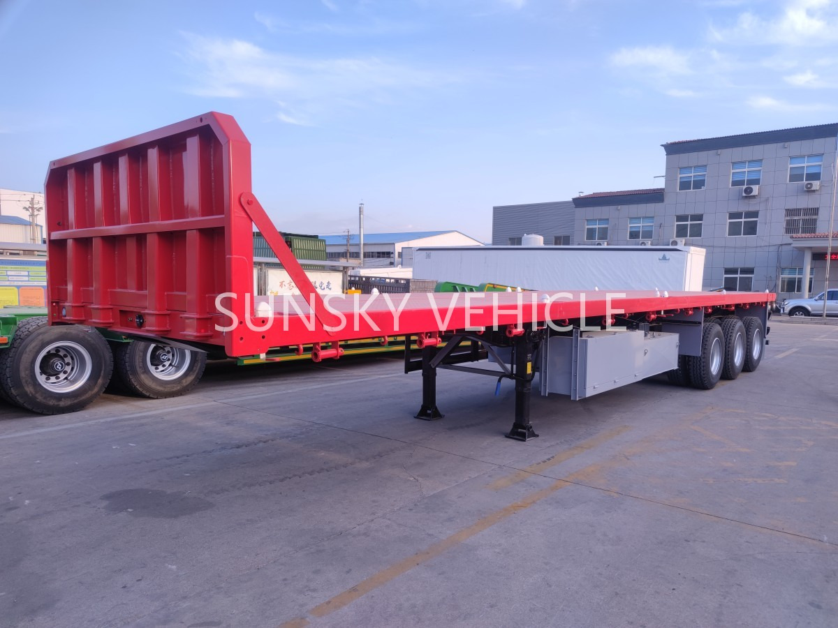 SUNSKY Flatbed Trailer with henred type axles and suspension - Επικαθήμενο πλατφόρμα/ Καρότσα: φωτογραφία 1 SUNSKY Flatbed Trailer with henred type axles and suspension - Επικαθήμενο πλατφόρμα/ Καρότσα: φωτογραφία 1