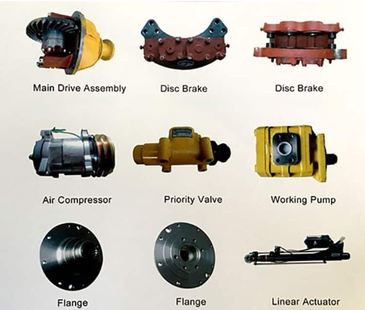 List of XCMG QY50KA truck crane consumable spare parts price - Ανταλλακτικό για Τηλεσκοπικός γερανός: φωτογραφία 3 List of XCMG QY50KA truck crane consumable spare parts price - Ανταλλακτικό για Τηλεσκοπικός γερανός: φωτογραφία 3