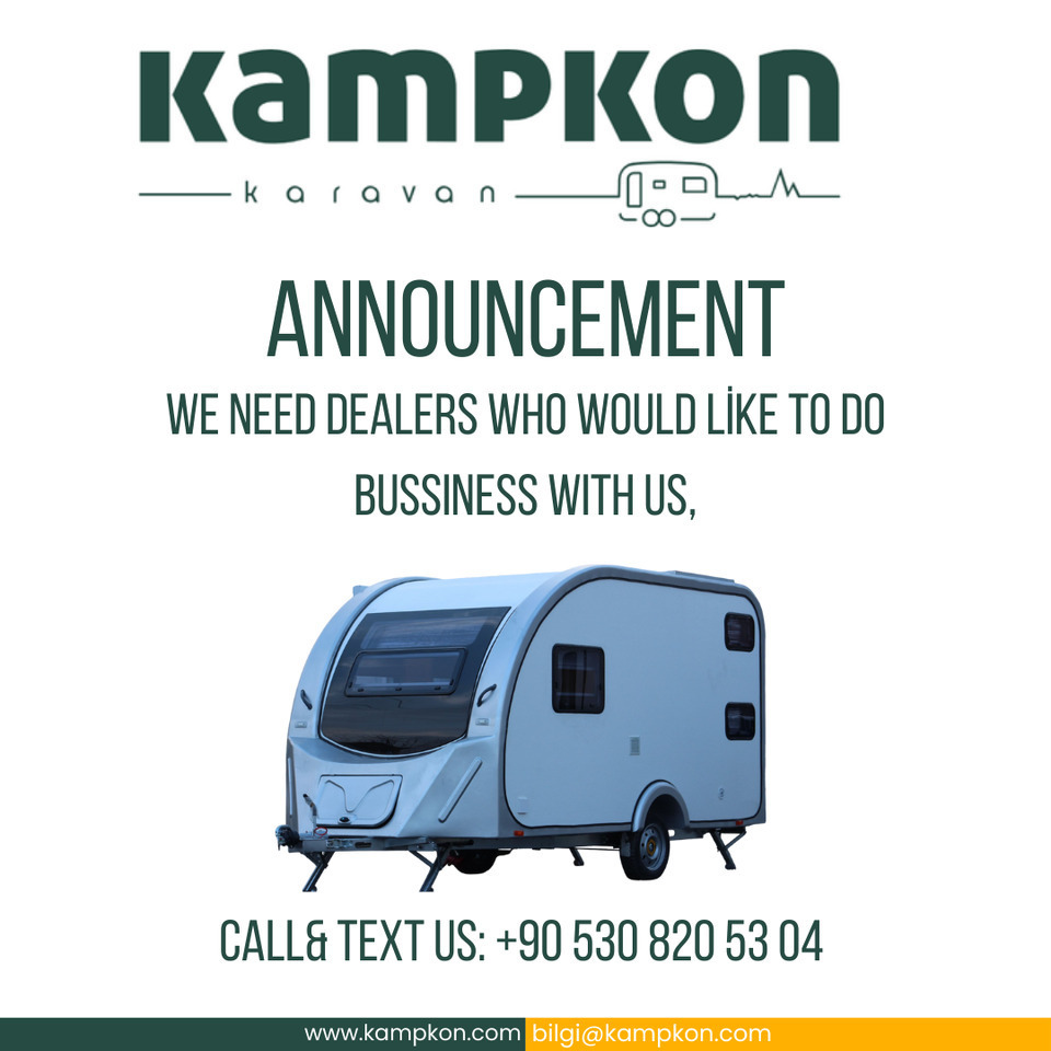 KAMPKON DEALER - Ρυμουλκούμενο τροχόσπιτο: φωτογραφία 1 KAMPKON DEALER - Ρυμουλκούμενο τροχόσπιτο: φωτογραφία 1