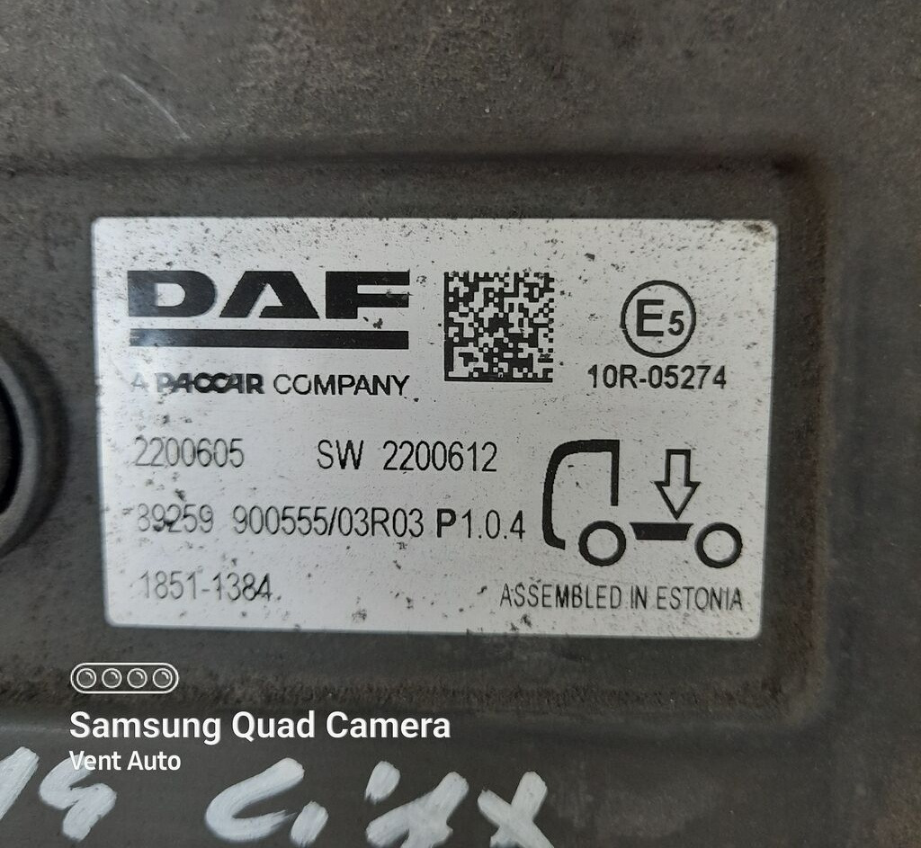 DAF 2200065 DAF XF 106 LIFT 2200065 truck - Ηλεκτρονική μονάδα ελέγχου για Φορτηγό: φωτογραφία 3 DAF 2200065 DAF XF 106 LIFT 2200065 truck - Ηλεκτρονική μονάδα ελέγχου για Φορτηγό: φωτογραφία 3