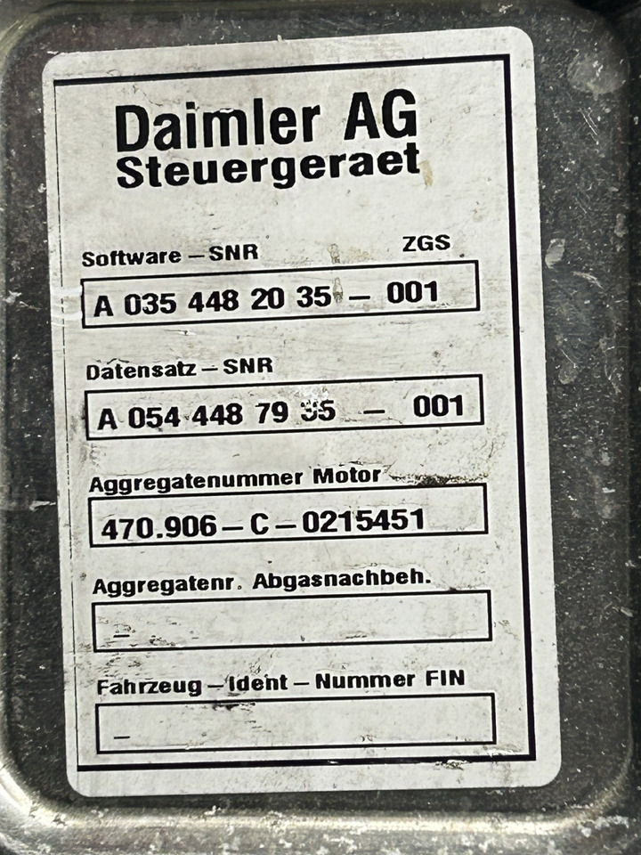 MERCEDES MCM 2.1 ACTROS MP4 OM 470 - Ηλεκτρονική μονάδα ελέγχου για Φορτηγό: φωτογραφία 4 MERCEDES MCM 2.1 ACTROS MP4 OM 470 - Ηλεκτρονική μονάδα ελέγχου για Φορτηγό: φωτογραφία 4