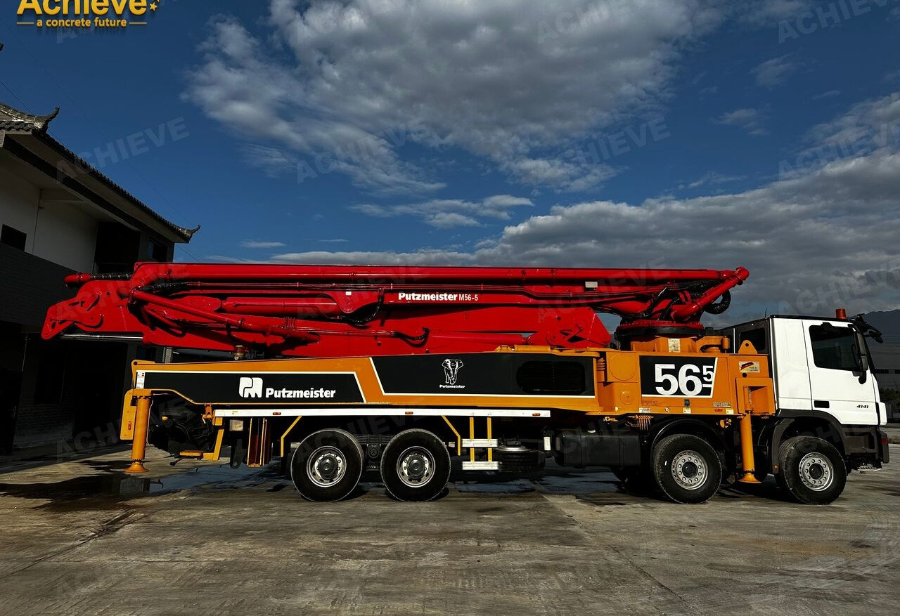 Αντλία σκυροδέματος Putzmeister Putzmeister  M56-4RZ Actros 4141Mercedes-Benz Concrete pump truck 【ACHIEVE】TOP CONDITION!!!: φωτογραφία 17