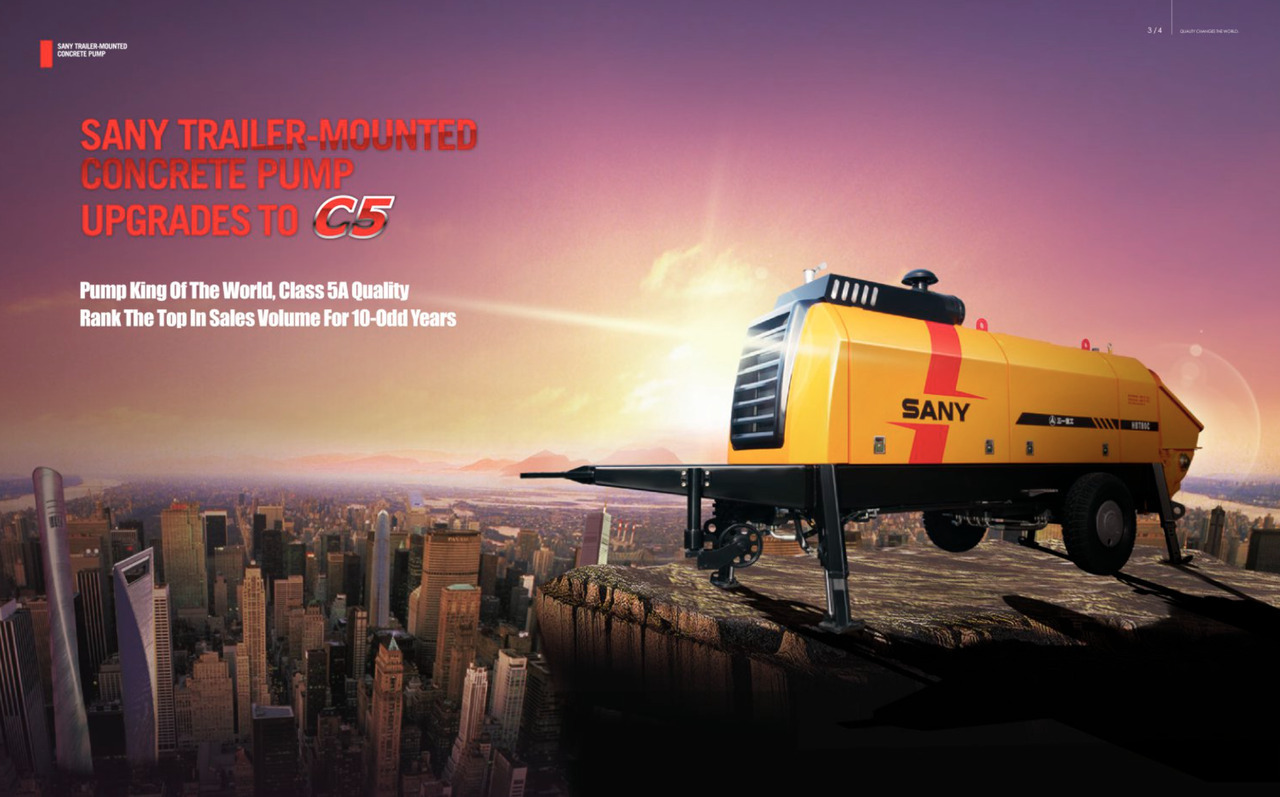 SANY 【ACHIEVE】TOP CONDITION!!! demo new low hours Sany Concrete Trailer Pump 2015 HBT6016C-5D - Σταθερή αντλία σκυροδέματος: φωτογραφία 5 SANY 【ACHIEVE】TOP CONDITION!!! demo new low hours Sany Concrete Trailer Pump 2015 HBT6016C-5D - Σταθερή αντλία σκυροδέματος: φωτογραφία 5