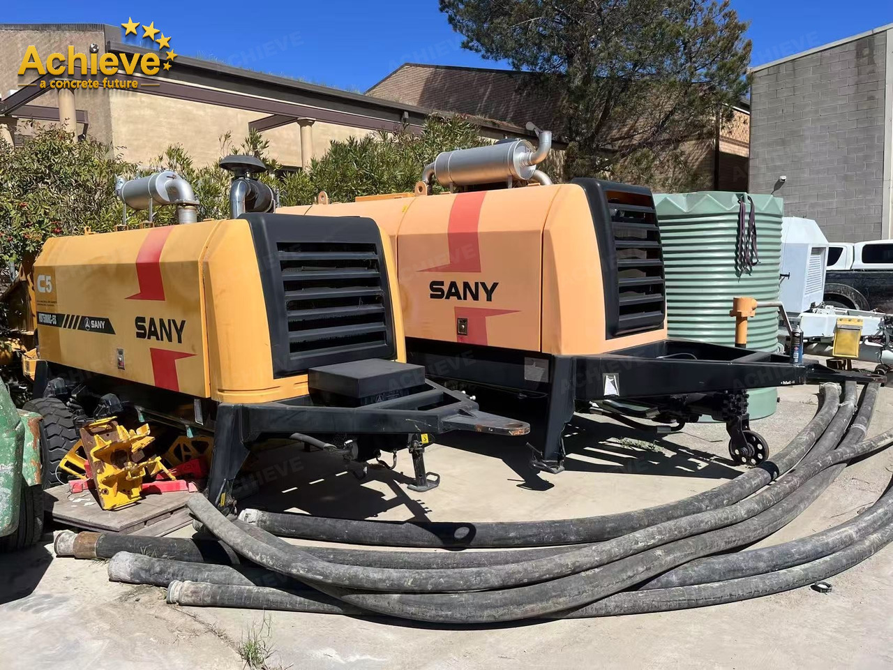 SANY 【ACHIEVE】TOP CONDITION!!! demo new low hours Sany Concrete Trailer Pump 2015 HBT6016C-5D - Σταθερή αντλία σκυροδέματος: φωτογραφία 1 SANY 【ACHIEVE】TOP CONDITION!!! demo new low hours Sany Concrete Trailer Pump 2015 HBT6016C-5D - Σταθερή αντλία σκυροδέματος: φωτογραφία 1