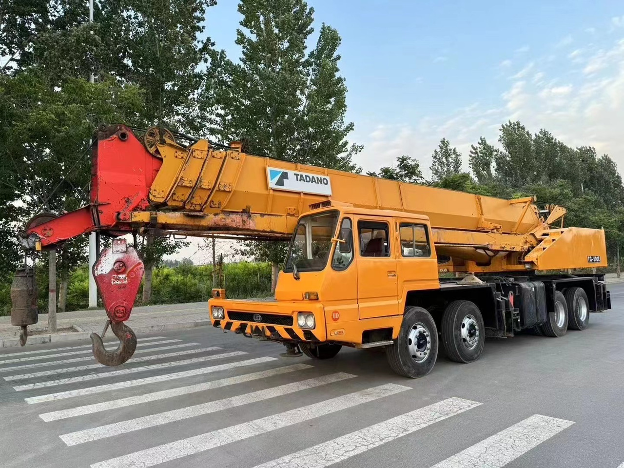 TADANO TG500E Good Condition 50 ton Truck Crane - Τηλεσκοπικός γερανός: φωτογραφία 1 TADANO TG500E Good Condition 50 ton Truck Crane - Τηλεσκοπικός γερανός: φωτογραφία 1