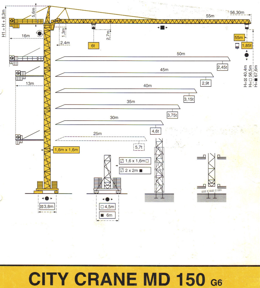 POTAIN MD 150 - Πυργογερανός: φωτογραφία 1 POTAIN MD 150 - Πυργογερανός: φωτογραφία 1