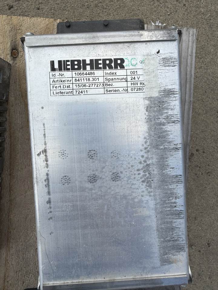 Liebherr R926 - Ηλεκτρονική μονάδα ελέγχου για Ερπυστριοφόρος εκσκαφέας: φωτογραφία 3 Liebherr R926 - Ηλεκτρονική μονάδα ελέγχου για Ερπυστριοφόρος εκσκαφέας: φωτογραφία 3
