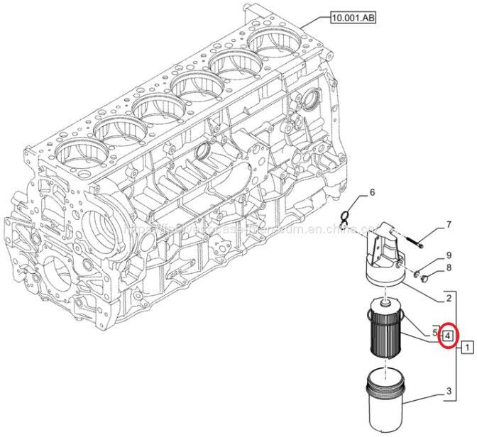 FPT IVECO CASE Cursor11 EURO 6 F3GFE613A B001 5801863562/5801690111 engine oil filter 84572228 - Φίλτρο λαδιού: φωτογραφία 3 FPT IVECO CASE Cursor11 EURO 6 F3GFE613A B001 5801863562/5801690111 engine oil filter 84572228 - Φίλτρο λαδιού: φωτογραφία 3