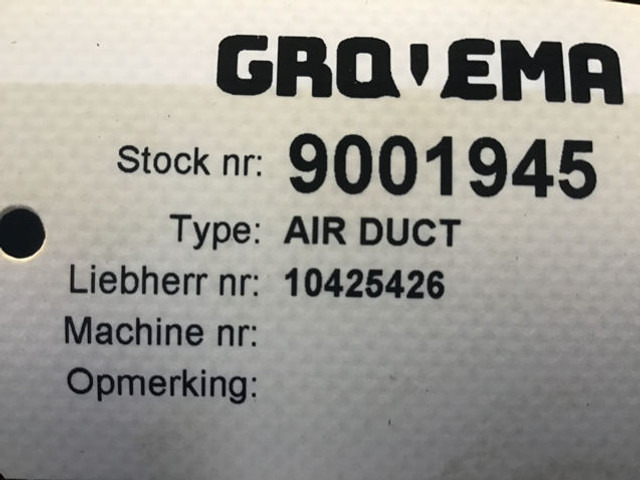 Liebherr Air Duct - Ανταλλακτικό AC: φωτογραφία 4 Liebherr Air Duct - Ανταλλακτικό AC: φωτογραφία 4