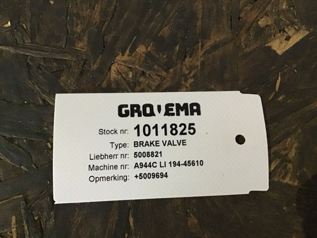Liebherr Brake Valve - Βαλβίδα: φωτογραφία 3 Liebherr Brake Valve - Βαλβίδα: φωτογραφία 3