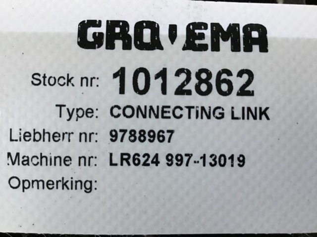 Liebherr Connecting Link - Ταχυσύνδεσμος: φωτογραφία 2 Liebherr Connecting Link - Ταχυσύνδεσμος: φωτογραφία 2