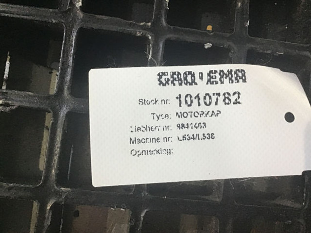 Νέα Καπό Liebherr Engine Hood: φωτογραφία 14