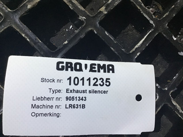 Liebherr Exhaust Silencer - Εξάτμιση: φωτογραφία 4 Liebherr Exhaust Silencer - Εξάτμιση: φωτογραφία 4