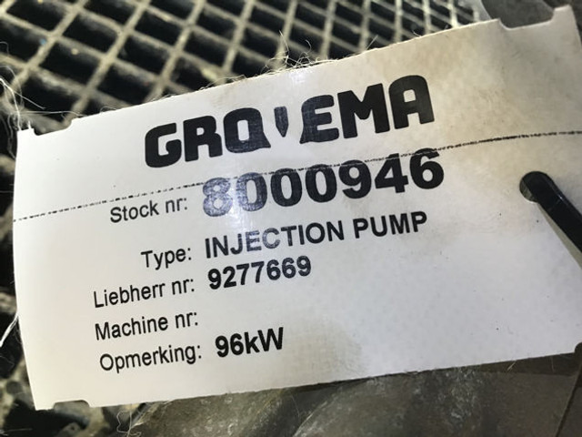 Αντλία καυσίμου Liebherr Injection Pump: φωτογραφία 6