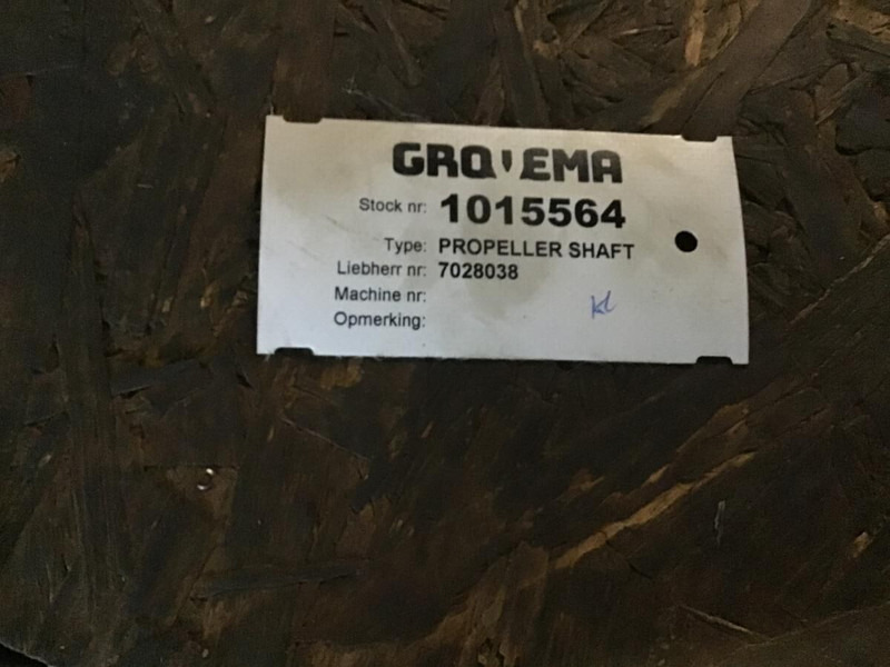 Liebherr Propeller Shaft - Ημιαξονιο: φωτογραφία 2 Liebherr Propeller Shaft - Ημιαξονιο: φωτογραφία 2