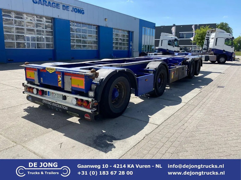 Broshuis 2Connect 2AKCC / 4 Axles / 3x Steering Axle / 2x Lift Axle - Επικαθήμενο μεταφοράς εμπορευματοκιβωτίων/ Κινητό αμάξωμα: φωτογραφία 1 Broshuis 2Connect 2AKCC / 4 Axles / 3x Steering Axle / 2x Lift Axle - Επικαθήμενο μεταφοράς εμπορευματοκιβωτίων/ Κινητό αμάξωμα: φωτογραφία 1