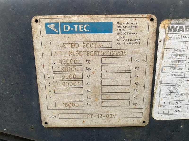 Μίσθωση D-Tec FT-43-03V / Flexitrailer / 2x Extendable / BPW / 1x Lift Axle D-Tec FT-43-03V / Flexitrailer / 2x Extendable / BPW / 1x Lift Axle: φωτογραφία 8 Μίσθωση D-Tec FT-43-03V / Flexitrailer / 2x Extendable / BPW / 1x Lift Axle D-Tec FT-43-03V / Flexitrailer / 2x Extendable / BPW / 1x Lift Axle: φωτογραφία 8