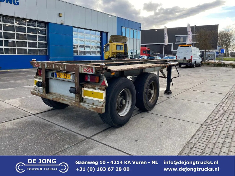 Pacton Container Chassis 20 FT / Steel Suspension - Επικαθήμενο μεταφοράς εμπορευματοκιβωτίων/ Κινητό αμάξωμα: φωτογραφία 1 Pacton Container Chassis 20 FT / Steel Suspension - Επικαθήμενο μεταφοράς εμπορευματοκιβωτίων/ Κινητό αμάξωμα: φωτογραφία 1