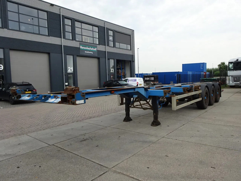 Renders Container chassis / Mercedes + Disc / 1x Lift Axle / 1x Extendable - Επικαθήμενο μεταφοράς εμπορευματοκιβωτίων/ Κινητό αμάξωμα: φωτογραφία 4 Renders Container chassis / Mercedes + Disc / 1x Lift Axle / 1x Extendable - Επικαθήμενο μεταφοράς εμπορευματοκιβωτίων/ Κινητό αμάξωμα: φωτογραφία 4
