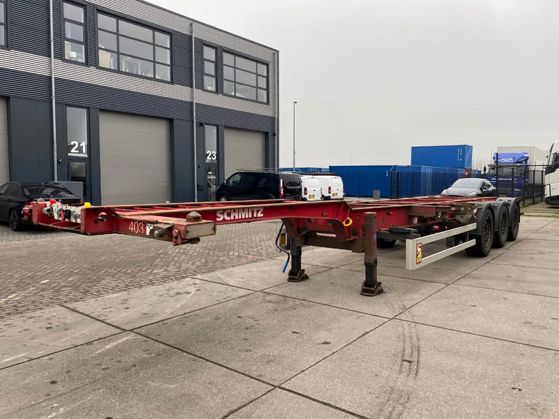 Schmitz Cargobull SCF 24 G Chassis / SAF + Disc / 1x Extendable / Lift axle - Επικαθήμενο μεταφοράς εμπορευματοκιβωτίων/ Κινητό αμάξωμα: φωτογραφία 3 Schmitz Cargobull SCF 24 G Chassis / SAF + Disc / 1x Extendable / Lift axle - Επικαθήμενο μεταφοράς εμπορευματοκιβωτίων/ Κινητό αμάξωμα: φωτογραφία 3