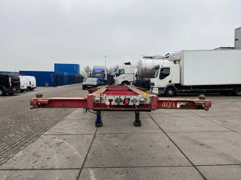 Schmitz Cargobull SCF 24 G Chassis / SAF + Disc / 1x Extendable / Lift axle - Επικαθήμενο μεταφοράς εμπορευματοκιβωτίων/ Κινητό αμάξωμα: φωτογραφία 4 Schmitz Cargobull SCF 24 G Chassis / SAF + Disc / 1x Extendable / Lift axle - Επικαθήμενο μεταφοράς εμπορευματοκιβωτίων/ Κινητό αμάξωμα: φωτογραφία 4