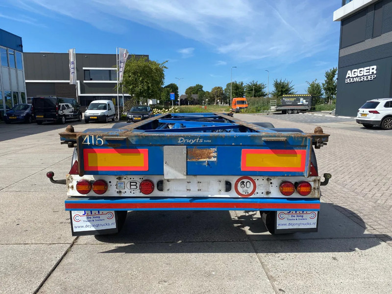 TURBO'S HOET 20 FT Container Chassis / APK t/m 3-2026 / BPW + Drum - Επικαθήμενο μεταφοράς εμπορευματοκιβωτίων/ Κινητό αμάξωμα: φωτογραφία 2 TURBO'S HOET 20 FT Container Chassis / APK t/m 3-2026 / BPW + Drum - Επικαθήμενο μεταφοράς εμπορευματοκιβωτίων/ Κινητό αμάξωμα: φωτογραφία 2