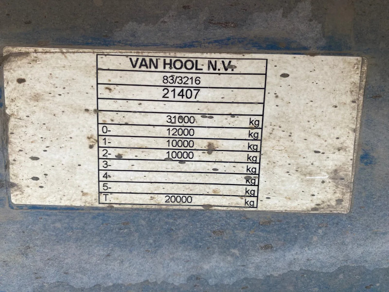 Μίσθωση Van Hool 20FT Chassis / Steel Suspension / Double Air Van Hool 20FT Chassis / Steel Suspension / Double Air: φωτογραφία 7