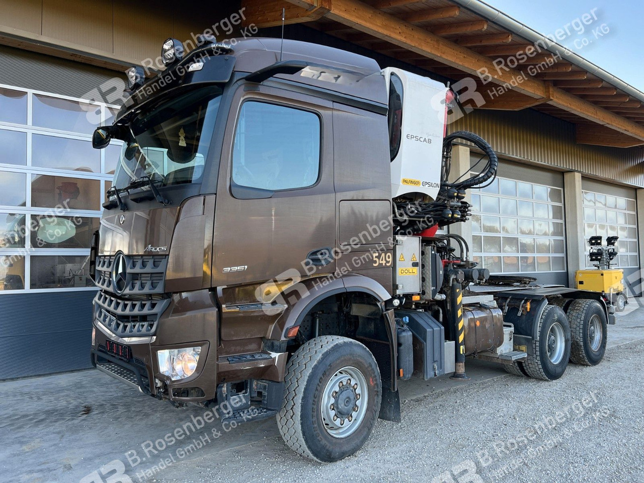 Mercedes-Benz Arocs 3351 6x6 Palfinger Epsilon S260Z96 - Φορτηγό ξυλείας, Φορτηγό με γερανό: φωτογραφία 4 Mercedes-Benz Arocs 3351 6x6 Palfinger Epsilon S260Z96 - Φορτηγό ξυλείας, Φορτηγό με γερανό: φωτογραφία 4