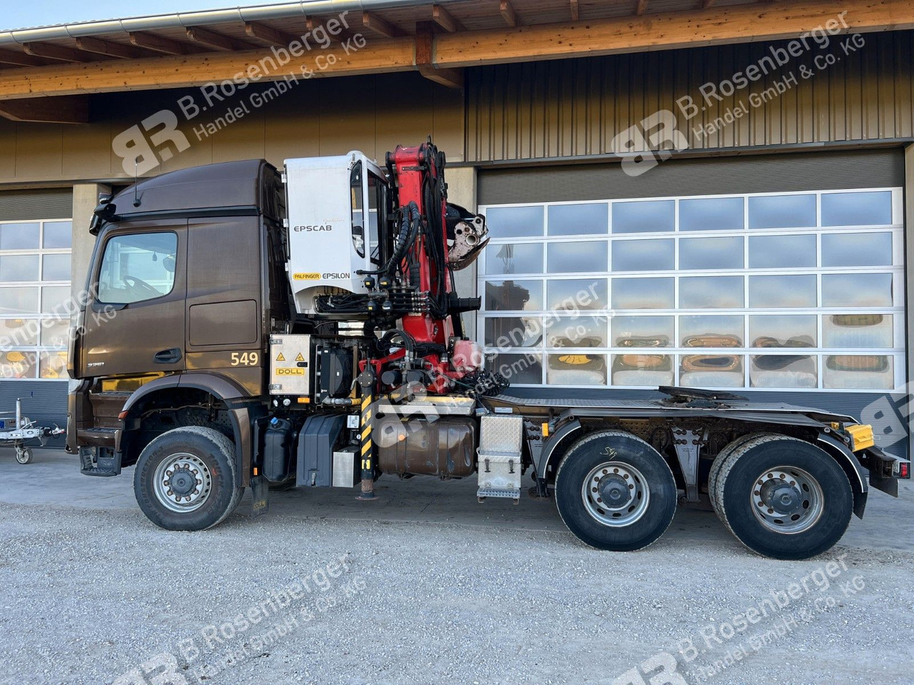 Mercedes-Benz Arocs 3351 6x6 Palfinger Epsilon S260Z96 - Φορτηγό ξυλείας, Φορτηγό με γερανό: φωτογραφία 5 Mercedes-Benz Arocs 3351 6x6 Palfinger Epsilon S260Z96 - Φορτηγό ξυλείας, Φορτηγό με γερανό: φωτογραφία 5