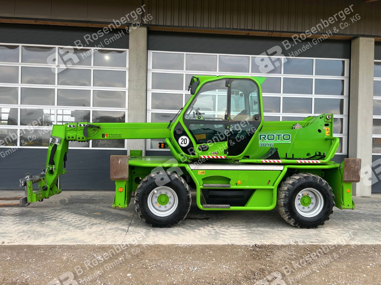 Merlo Roto 38.16 Teleskoplader/ Gabel+Schaufel+Bühne - Τηλεσκοπικός φορτωτής: φωτογραφία 2 Merlo Roto 38.16 Teleskoplader/ Gabel+Schaufel+Bühne - Τηλεσκοπικός φορτωτής: φωτογραφία 2