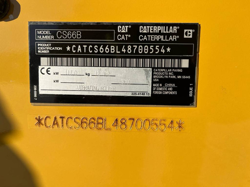 Cat CS 66 B - Οδοστρωτήρας: φωτογραφία 5 Cat CS 66 B - Οδοστρωτήρας: φωτογραφία 5