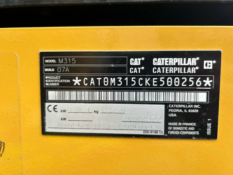 Cat M 315 07A - Τροχοφόρος εκσκαφέας: φωτογραφία 5 Cat M 315 07A - Τροχοφόρος εκσκαφέας: φωτογραφία 5