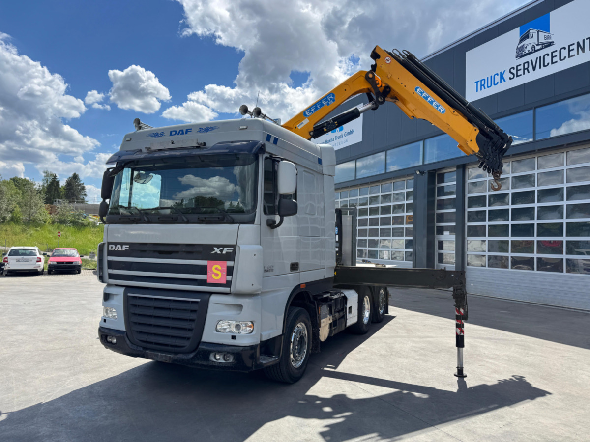 DAF XF510 Effer 255-5 6x2 SZM/Pritsche - Φορτηγό με γερανό: φωτογραφία 1 DAF XF510 Effer 255-5 6x2 SZM/Pritsche - Φορτηγό με γερανό: φωτογραφία 1