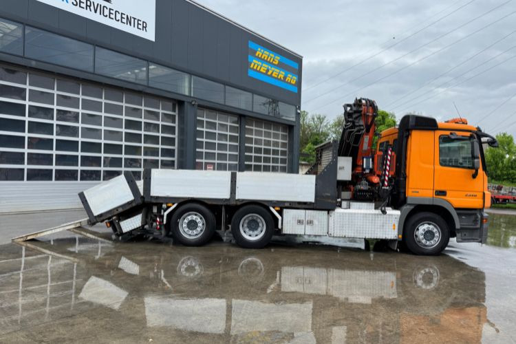 Mercedes-Benz Actros 2548 Atlas 290 Baumaschinentaxi - Φορτηγό με γερανό: φωτογραφία 5 Mercedes-Benz Actros 2548 Atlas 290 Baumaschinentaxi - Φορτηγό με γερανό: φωτογραφία 5