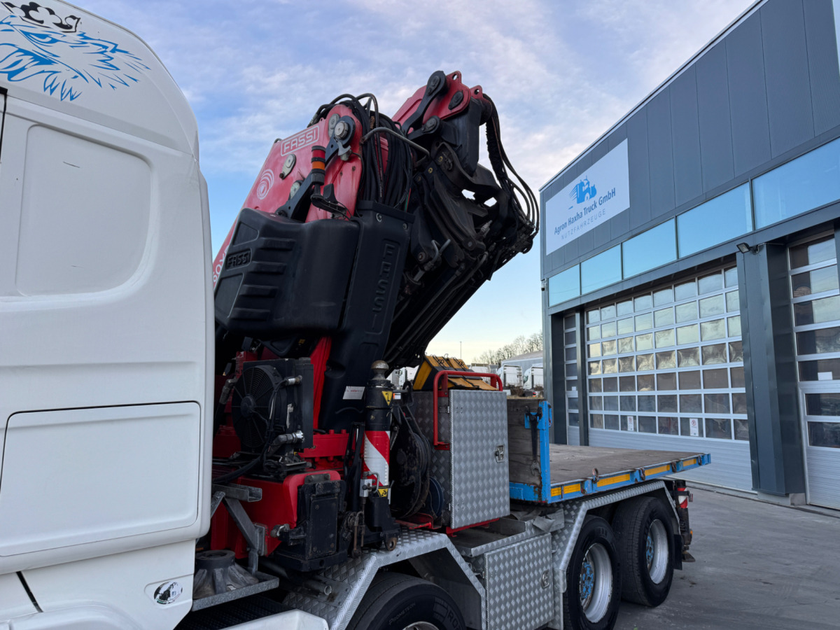 Φορτηγό με γερανό SCANIA R480 8x4 Fassi 660 SZM/Pritsche: φωτογραφία 17