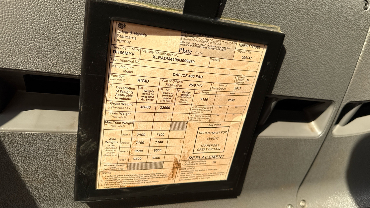 Φορτηγό ανατρεπόμενο DAF CF 400: φωτογραφία 11