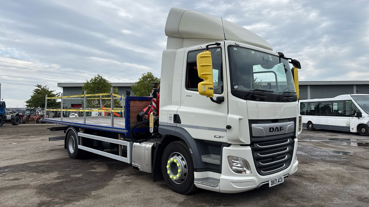 DAF CF 410 - Φορτηγό με ανοιχτή καρότσα, Φορτηγό με γερανό: φωτογραφία 2 DAF CF 410 - Φορτηγό με ανοιχτή καρότσα, Φορτηγό με γερανό: φωτογραφία 2