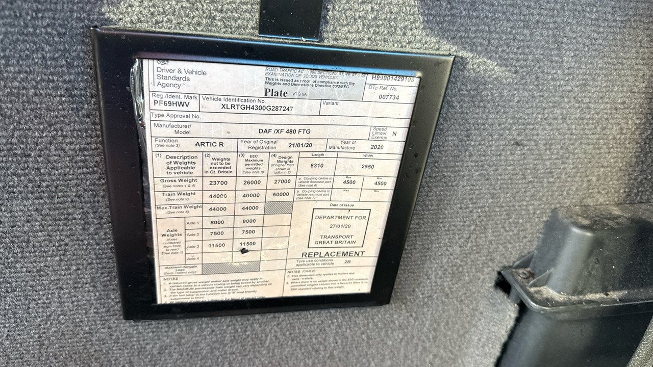 Τράκτορας Daf XF 480: φωτογραφία 7 Τράκτορας Daf XF 480: φωτογραφία 7