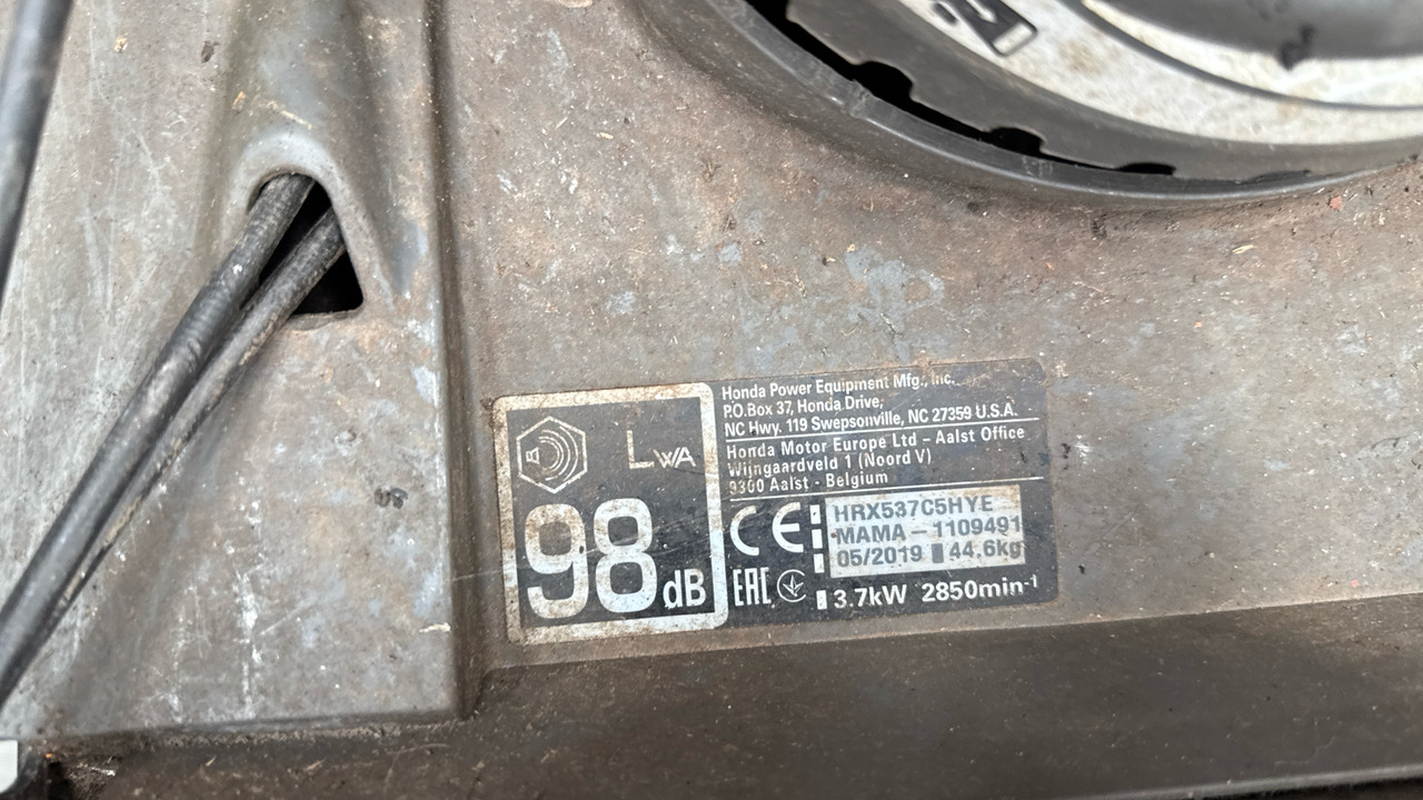 HONDA HRX537 C5HYE - Εξοπλισμού κατασκευών: φωτογραφία 5 HONDA HRX537 C5HYE - Εξοπλισμού κατασκευών: φωτογραφία 5