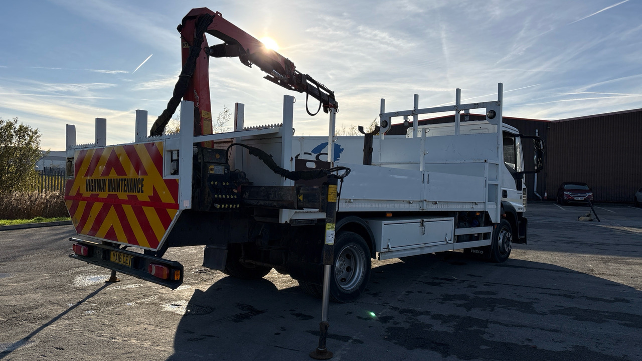 IVECO EUROCARGO 120-190 - Φορτηγό με ανοιχτή καρότσα, Φορτηγό με γερανό: φωτογραφία 4 IVECO EUROCARGO 120-190 - Φορτηγό με ανοιχτή καρότσα, Φορτηγό με γερανό: φωτογραφία 4