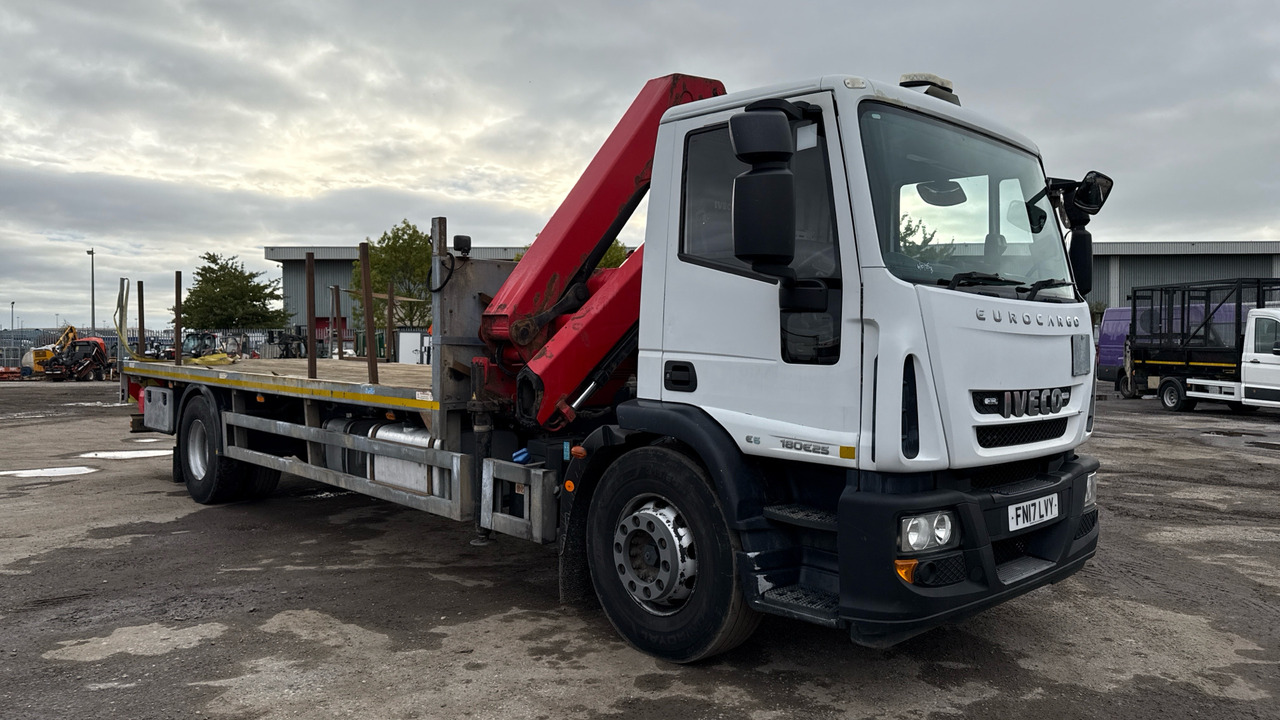IVECO EUROCARGO 180E25 - Φορτηγό με ανοιχτή καρότσα, Φορτηγό με γερανό: φωτογραφία 1 IVECO EUROCARGO 180E25 - Φορτηγό με ανοιχτή καρότσα, Φορτηγό με γερανό: φωτογραφία 1