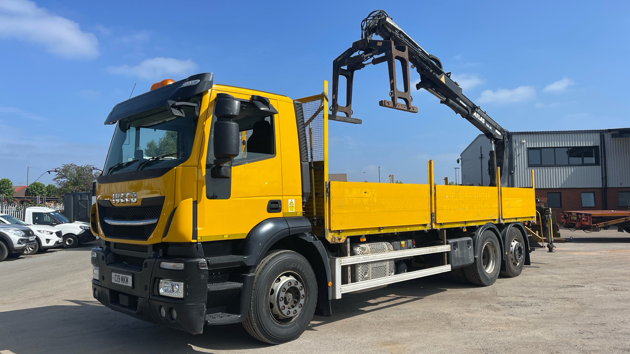IVECO STRALIS 310 - Φορτηγό με ανοιχτή καρότσα, Φορτηγό με γερανό: φωτογραφία 2 IVECO STRALIS 310 - Φορτηγό με ανοιχτή καρότσα, Φορτηγό με γερανό: φωτογραφία 2