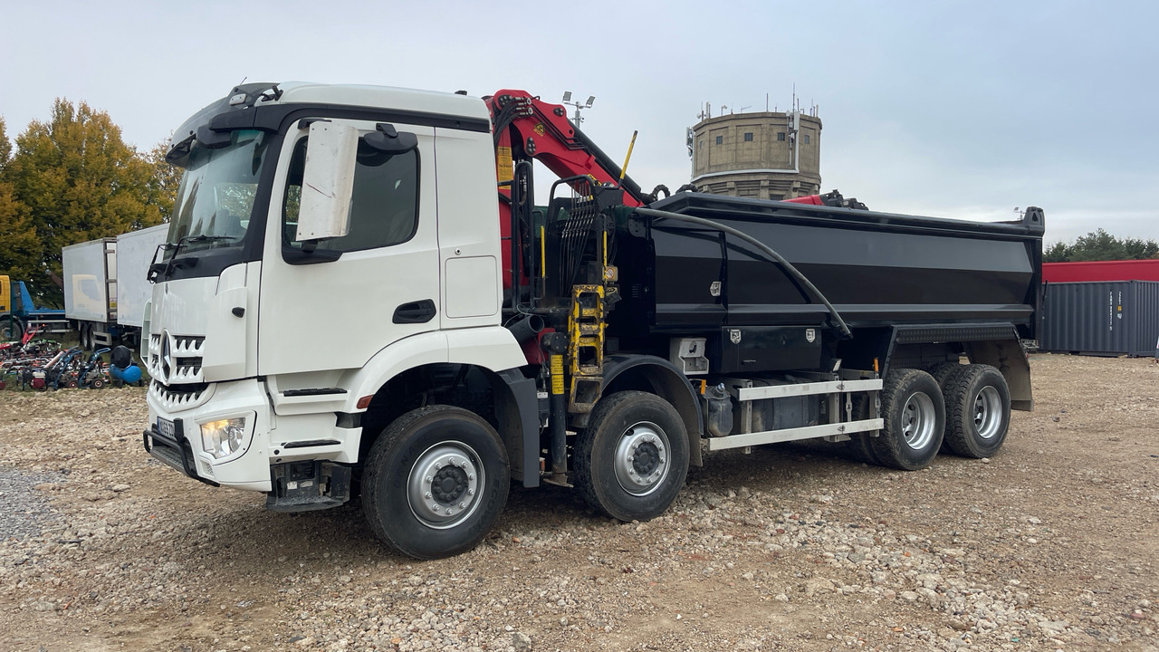 MERCEDES-BENZ AROCS - Φορτηγό ανατρεπόμενο, Φορτηγό με γερανό: φωτογραφία 2 MERCEDES-BENZ AROCS - Φορτηγό ανατρεπόμενο, Φορτηγό με γερανό: φωτογραφία 2